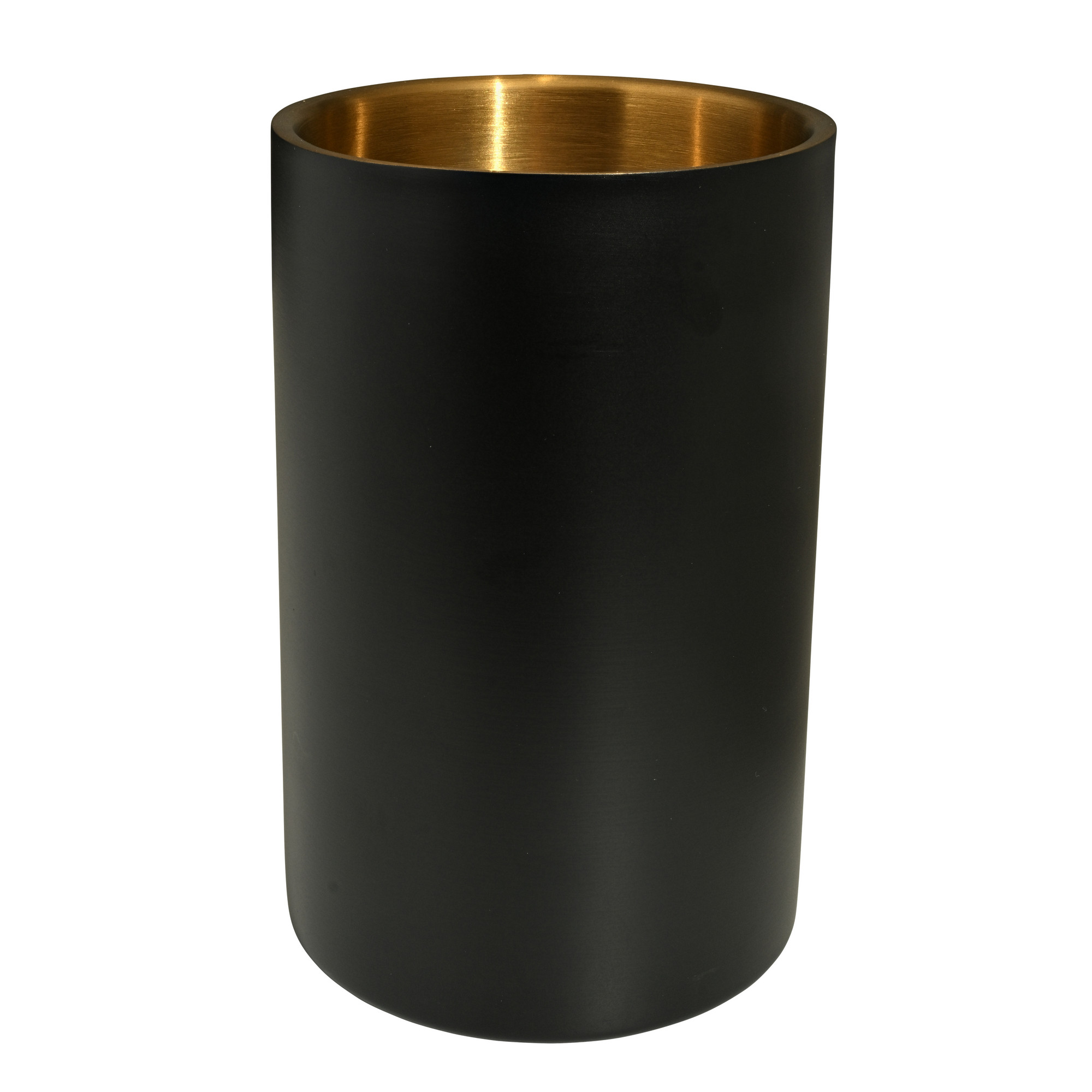 Rooftop schwarz-gold Sekt- und Weinkühler